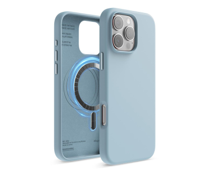 Etui do telefonów Elago Magnetic Silicone do iPhone 16 Pro Max Sky Blue ES16MSSC69PRO-SBL